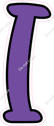 CUL 23.5" Individuals - Flat Purple I