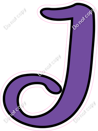 CUL 23.5" Individuals - Flat Purple J