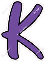 CUL 23.5" Individuals - Flat Purple K