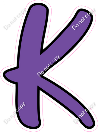 CUL 23.5" Individuals - Flat Purple K