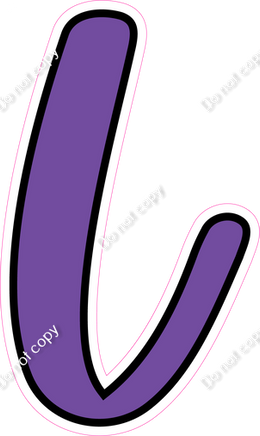 CUL 23.5" Individuals - Flat Purple L