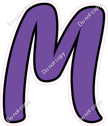 CUL 23.5" Individuals - Flat Purple M