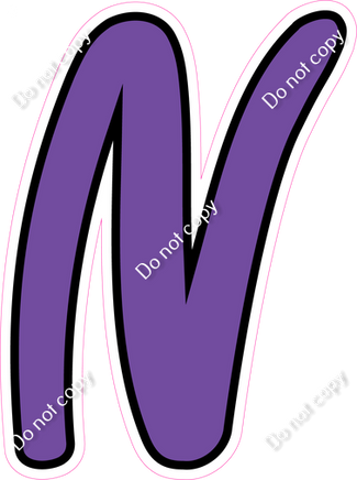 CUL 23.5" Individuals - Flat Purple N