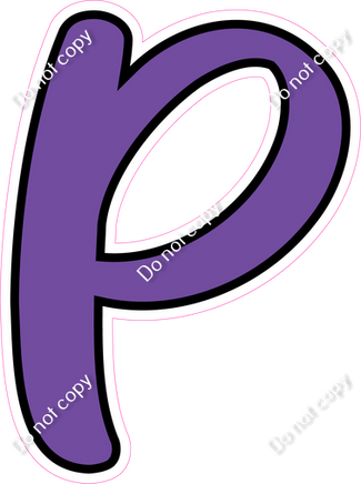 CUL 23.5" Individuals - Flat Purple P