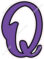 CUL 23.5" Individuals - Flat Purple Q