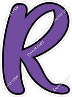 CUL 23.5" Individuals - Flat Purple R