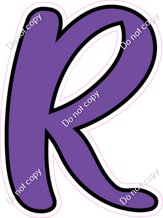 CUL 23.5" Individuals - Flat Purple R