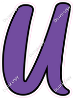 CUL 23.5" Individuals - Flat Purple U