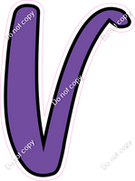 CUL 23.5" Individuals - Flat Purple V