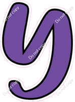 CUL 23.5" Individuals - Flat Purple Y