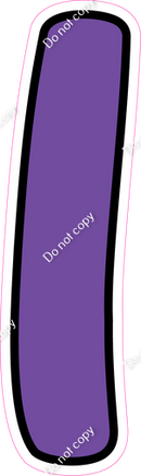 CUL 23.5" Individuals - Flat Purple 1