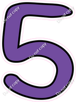 CUL 23.5" Individuals - Flat Purple 5