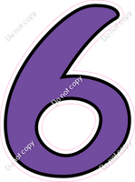 CUL 23.5" Individuals - Flat Purple 6