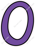 CUL 23.5" Individuals - Flat Purple