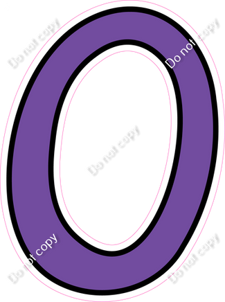 CUL 23.5" Individuals - Flat Purple