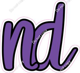 CUL 23.5" Individuals - Flat Purple ND