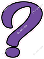 CUL 23.5" Individuals - Flat Purple ?