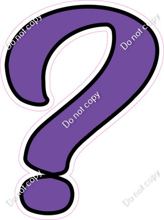 CUL 23.5" Individuals - Flat Purple ?