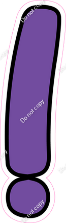 CUL 23.5" Individuals - Flat Purple !