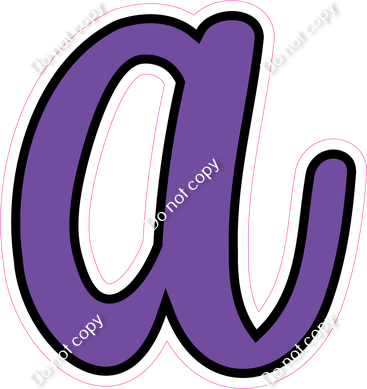 CUL 23.5" Individuals - Flat Purple a