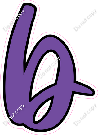 CUL 23.5" Individuals - Flat Purple b