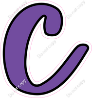 CUL 23.5" Individuals - Flat Purple c