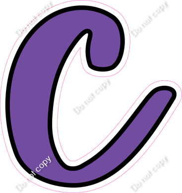 CUL 23.5" Individuals - Flat Purple c