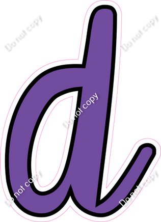 CUL 23.5" Individuals - Flat Purple d