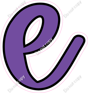 CUL 23.5" Individuals - Flat Purple e