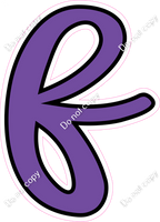 CUL 23.5" Individuals - Flat Purple f