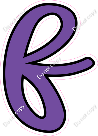 CUL 23.5" Individuals - Flat Purple f