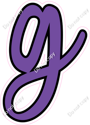 CUL 23.5" Individuals - Flat Purple g