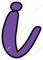 CUL 23.5" Individuals - Flat Purple i