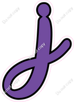 CUL 23.5" Individuals - Flat Purple j