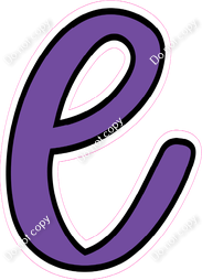 CUL 23.5" Individuals - Flat Purple l