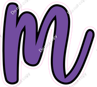 CUL 23.5" Individuals - Flat Purple m