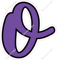 CUL 23.5" Individuals - Flat Purple o