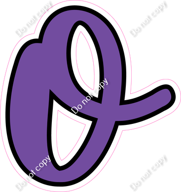 CUL 23.5" Individuals - Flat Purple o