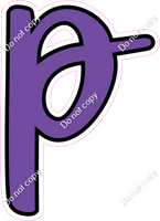 CUL 23.5" Individuals - Flat Purple p