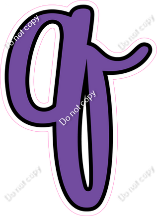 CUL 23.5" Individuals - Flat Purple q