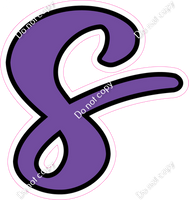 CUL 23.5" Individuals - Flat Purple s