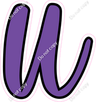 CUL 23.5" Individuals - Flat Purple u