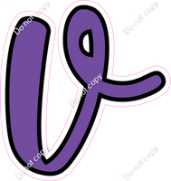 CUL 23.5" Individuals - Flat Purple v