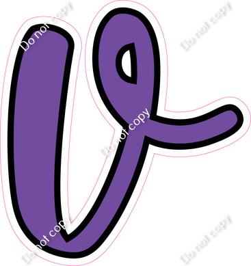 CUL 23.5" Individuals - Flat Purple v