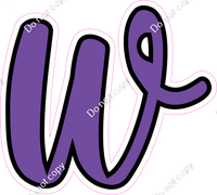 CUL 23.5" Individuals - Flat Purple w