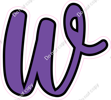 CUL 23.5" Individuals - Flat Purple w