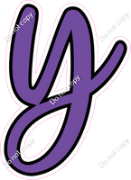 CUL 23.5" Individuals - Flat Purple y