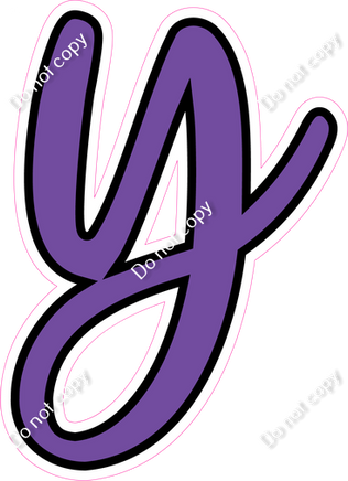 CUL 23.5" Individuals - Flat Purple y