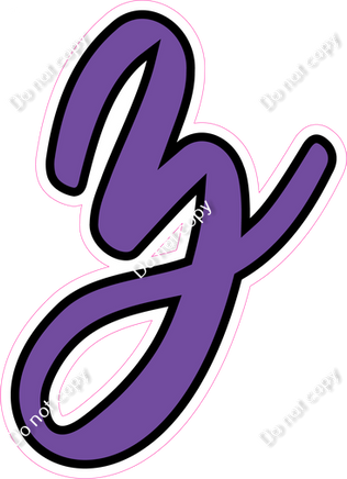 CUL 23.5" Individuals - Flat Purple z