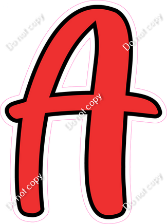 CUL 23.5" Individuals - Flat Red A